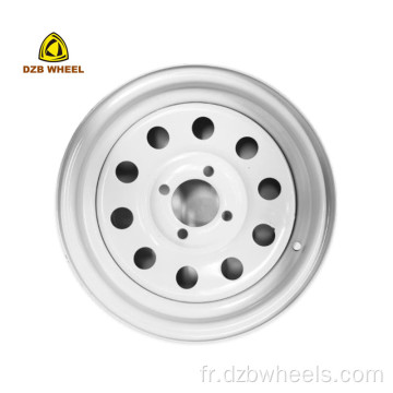 4x100 14x7 Chrome Steel Wheel Rim pour la remorque